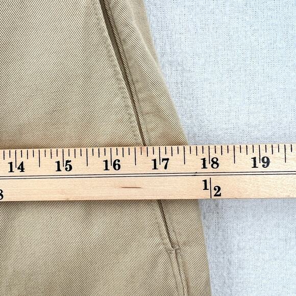 COS Straight Leg Twill Chino pants Men 30R Light Tan Elastic Pockets Lightweight - Picture 11 of 13